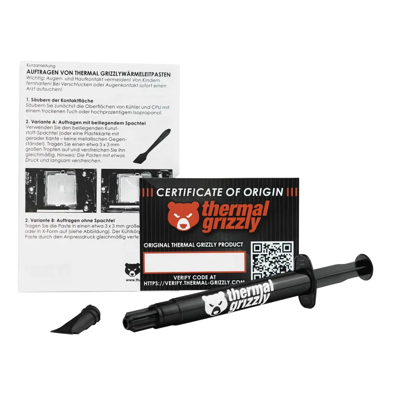 Thermal Grizzly Kryonaut High Performance Thermal Paste 1g/ 1.5ml/ 3ml/ 10ml