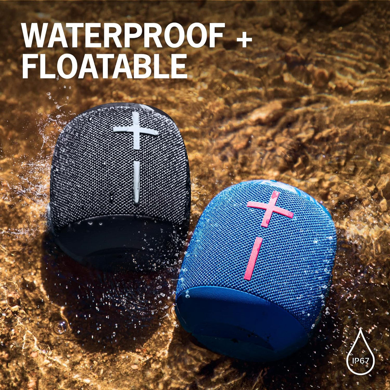 Ultimate Ears WONDERBOOM 3, Small Portable Wireless Bluetooth Speaker, Waterproof, Dustproof IP67 (Active Black) 984-001807