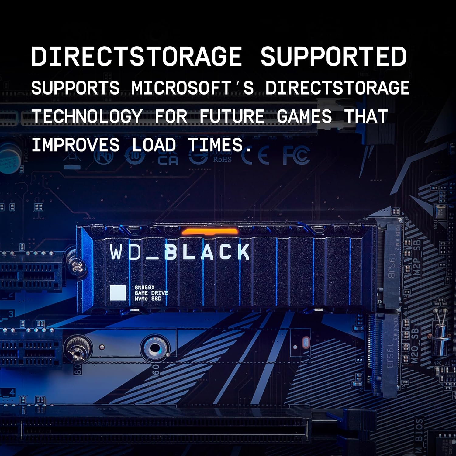 WD BLACK 1TB SN850X Internal Gaming Solid State Drive with Heatsink - WDS100T2XHE