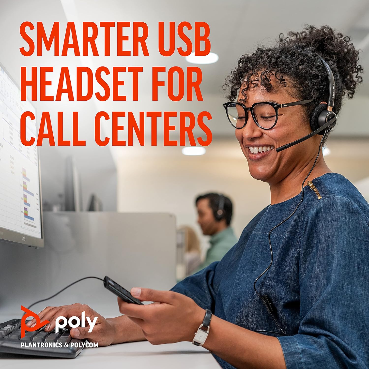 Poly EncorePro 525 USB-A Stereo Headset - 783R3AA