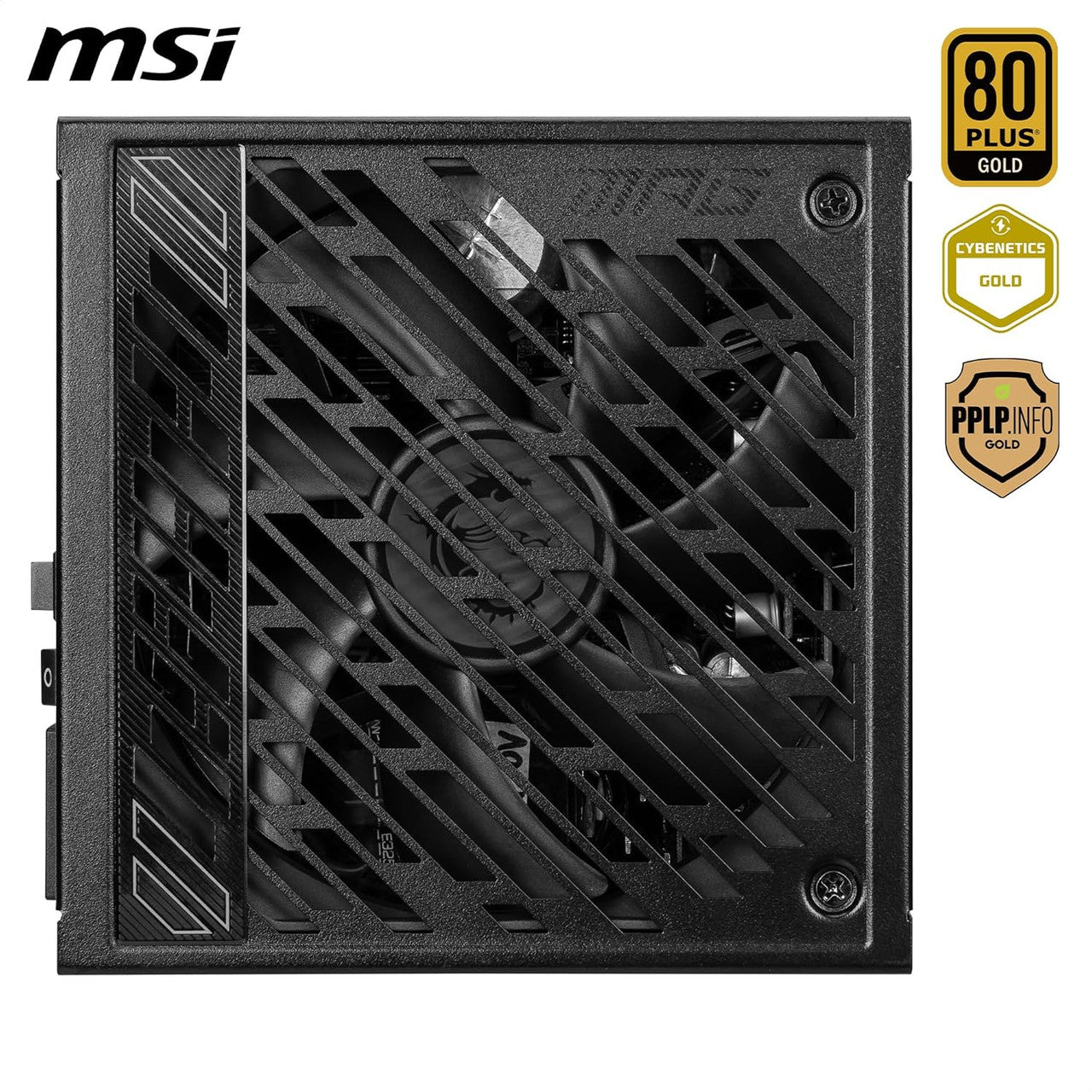 MSI ATX 3.1 Gaming Power Supply - Full Modular-80 Plus Gold Certified 1250W ATX PSU, 10 Year Warranty MPG A1250GS PCIE5