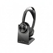 Poly Voyager Focus 2 USB-C-C Headset w/ USB-C/A Adapter and Charging Stand + Noise Canceling USB-C/A 9T9J5AA#AC3