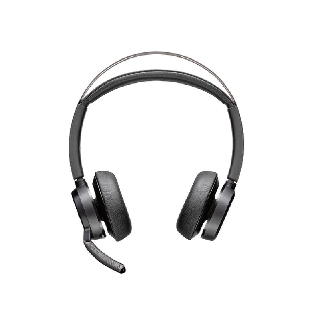 Poly Voyager Focus 2 USB-C-C Headset +USB-C/A Adapter+Charging Stand - 9T9J5AA#AC3