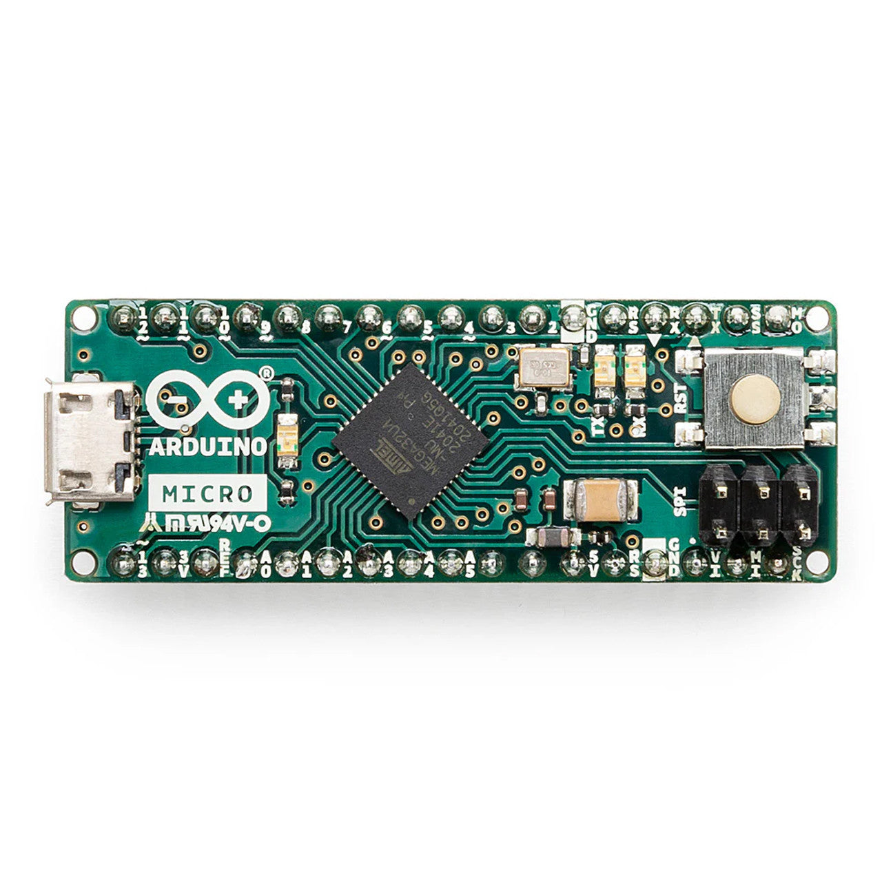 Arduino A000053 Micro withmicro USB connection, an ICSP Headers microcontroller board (Pack of 3)