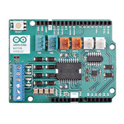 Arduino Motor Shield Rev3 allows drive DC and stepper motors, relays and solenoids A000079