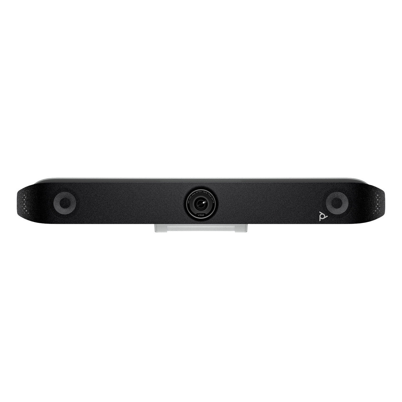 The Poly Studio V52 is an all-in-one USB video bar combining a 4K camera, premium speakers, and advanced microphones for high-quality conferencing.