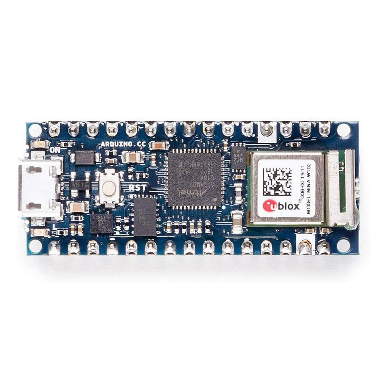Arduino Nano 33 IoT 32bit, 32KB RAM, 256KB Flash, 14 I/O pins with Headers ABX00032