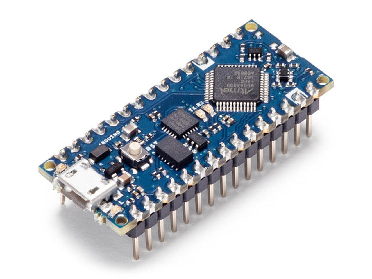 Arduino Nano Every w/ headers Compact ATmega4809 Microcontroller w/ Micro USB, 20 Digital I/O, 6 Analog Inputs ABX00033