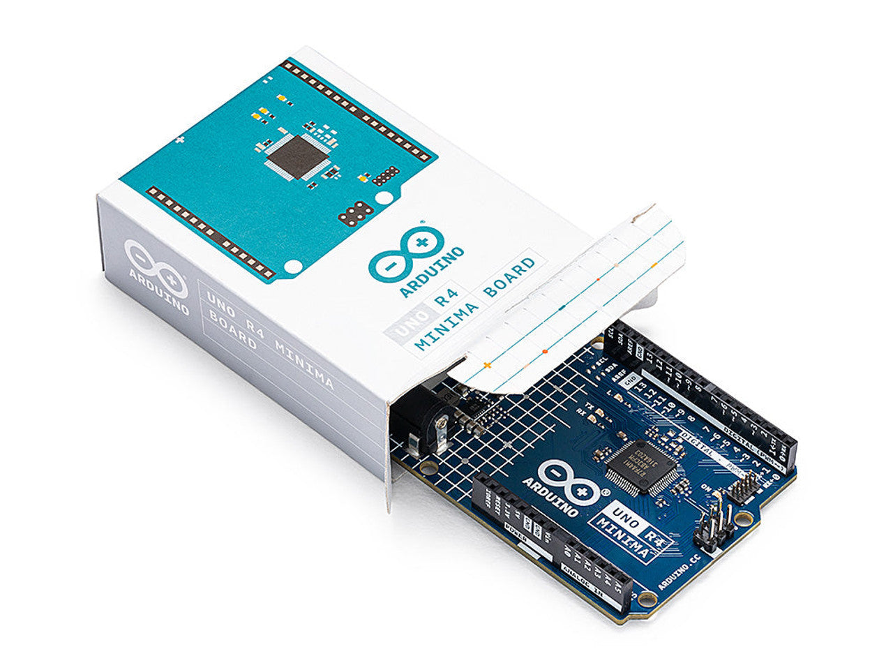 Arduino UNO R4 Minima Renesas RA4M1 - USB-C, CAN, DAC (12 bit), OP AMP, SWD Connector ABX00080