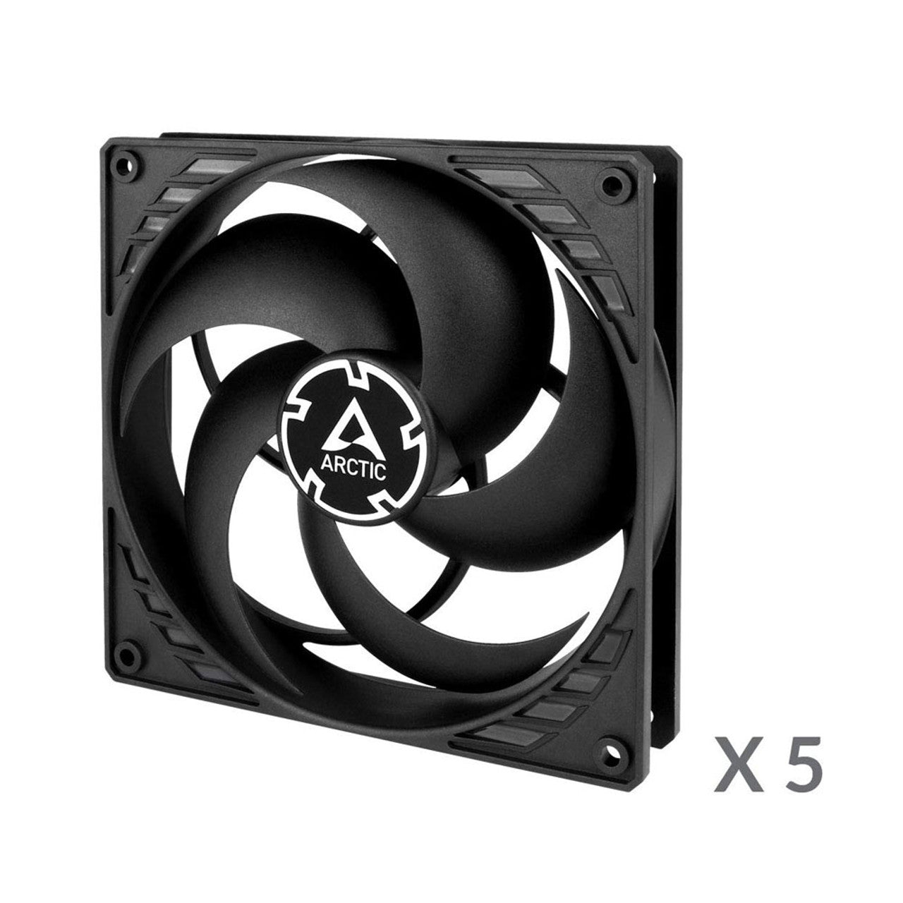 Arctic P14 140mm | 1700 rpm | 3-Pin Case Fan | 5-Pieces (Black) - ACFAN00136A