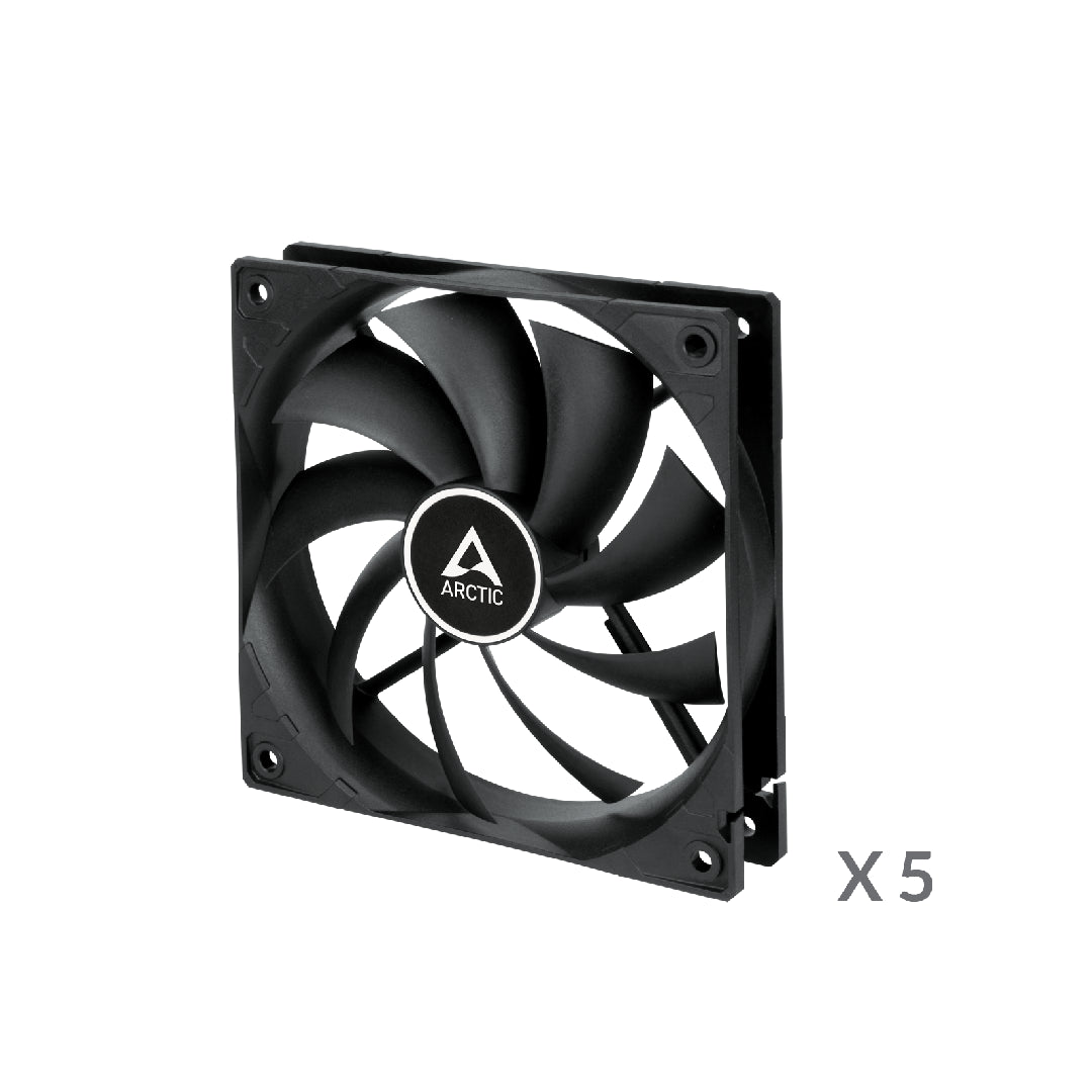 ARCTIC F12 120 mm  Standard Case Fan5-Pieces(Blac) - ACFAN00248A