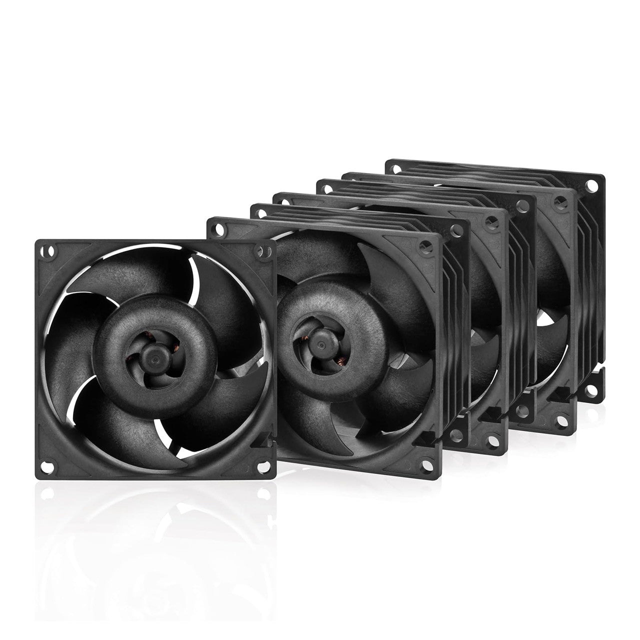 Arctic S8038-10K | 80 mm | 10000 rpm | 4-Pin Server Fan | 4 Pieces (Black) ACFAN00291A