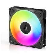 Arctic P12 Pro Reverse A-RGB PWM | 120 mm | 3000 rpm | 4-Pin Case Fan with Cable Splitter (Black) ACFAN00322A