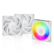 Arctic P12 Pro A-RGB PWM | 120 mm | 3000 rpm | 4-Pin Case Fan with Cable Splitter | 3 Pieces (White) ACFAN00326A