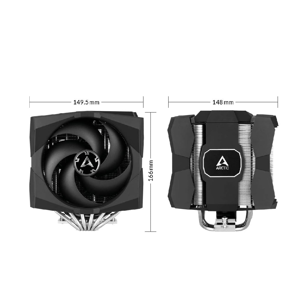 Arctic Freezer 50 (incl. A-RGB Controller) Multi Compatible Dual Tower CPU Cooler with A-RGB CPU Cooler for AMD - ACFRE00080A