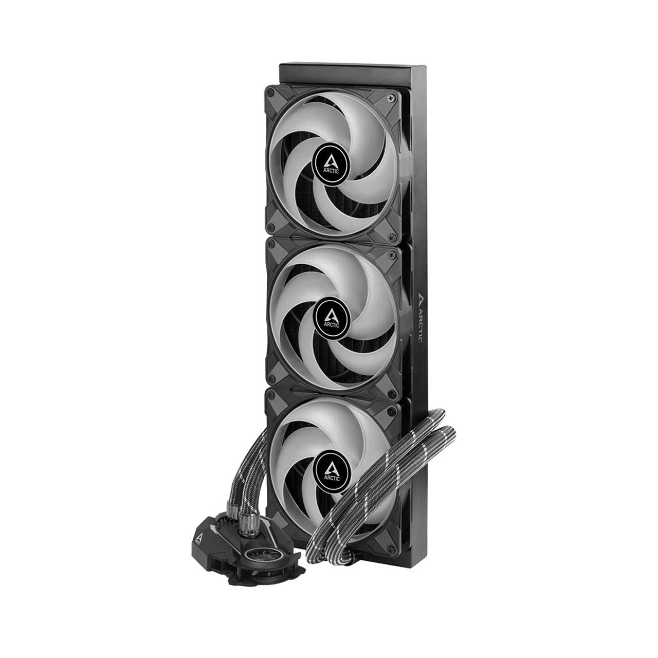 Efficient Pump Positioning: By placing the pump in a vertical position, the cooler can maintain optimal liquid flow, ensuring consistent cooling performance during operation.