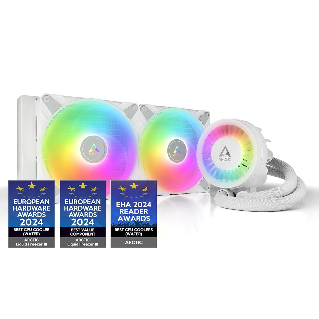 Arctic Liquid Freezer III 280 A-RGB Multi-Compatible All-in-one CPU AIO Water Cooler (White) ACFRE00151A