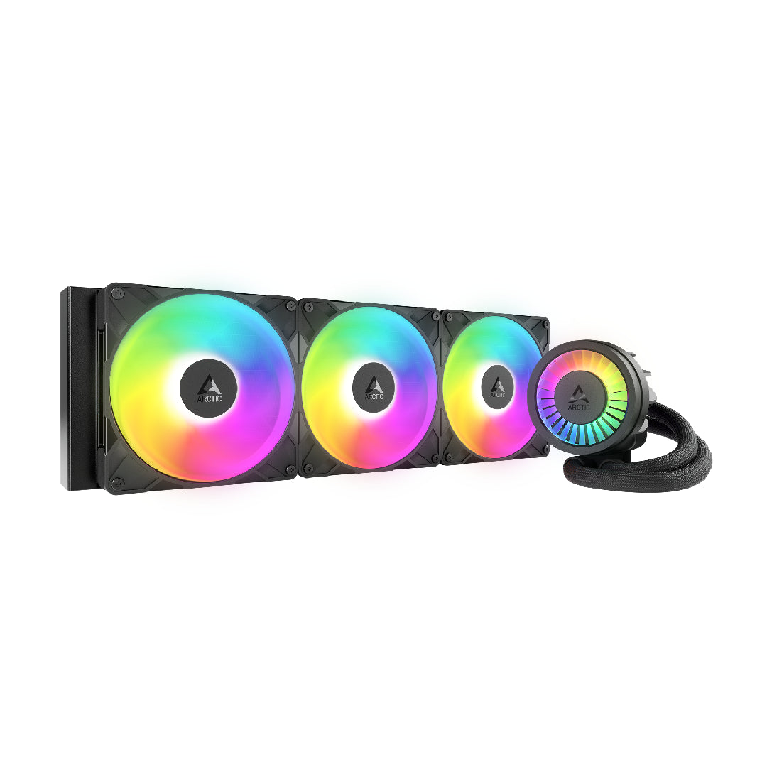 ARCTIC Liquid Freezer III Pro 420 A-RGB Black AIO CPU Cooler ACFRE00185A — Front View