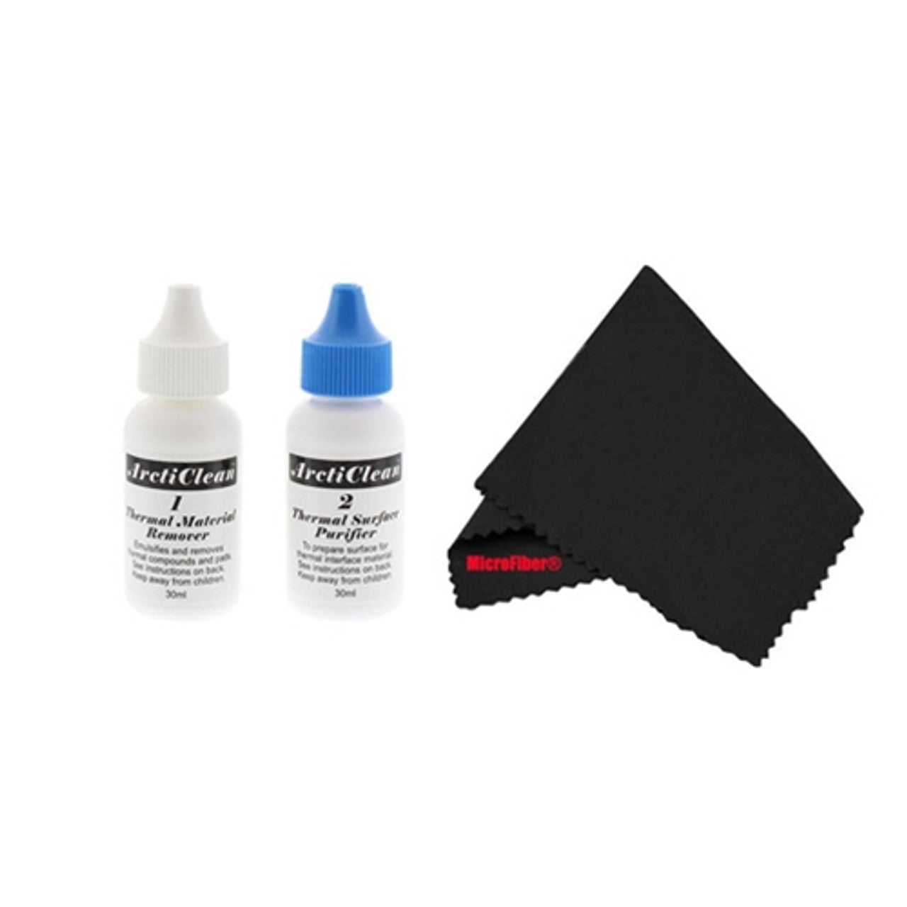 Arctic Silver ACN-60ML-MF ArctiClean 60ml Kit and MicroFiber