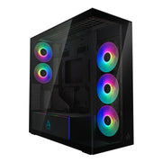 Arctic Xtender VG PC Case-Mid Tower Tempered Glass Panel-A-RGB Fans Vertical GPU Mounting Kit (Mirror Black) ACPCC00019A