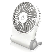 Arctic Summair Rechargeable Handheld Fan w/ Stand, infinite speed, 4-77h Running Time, USB-C incl. USB-A Cable (White) AEBRZ00029A