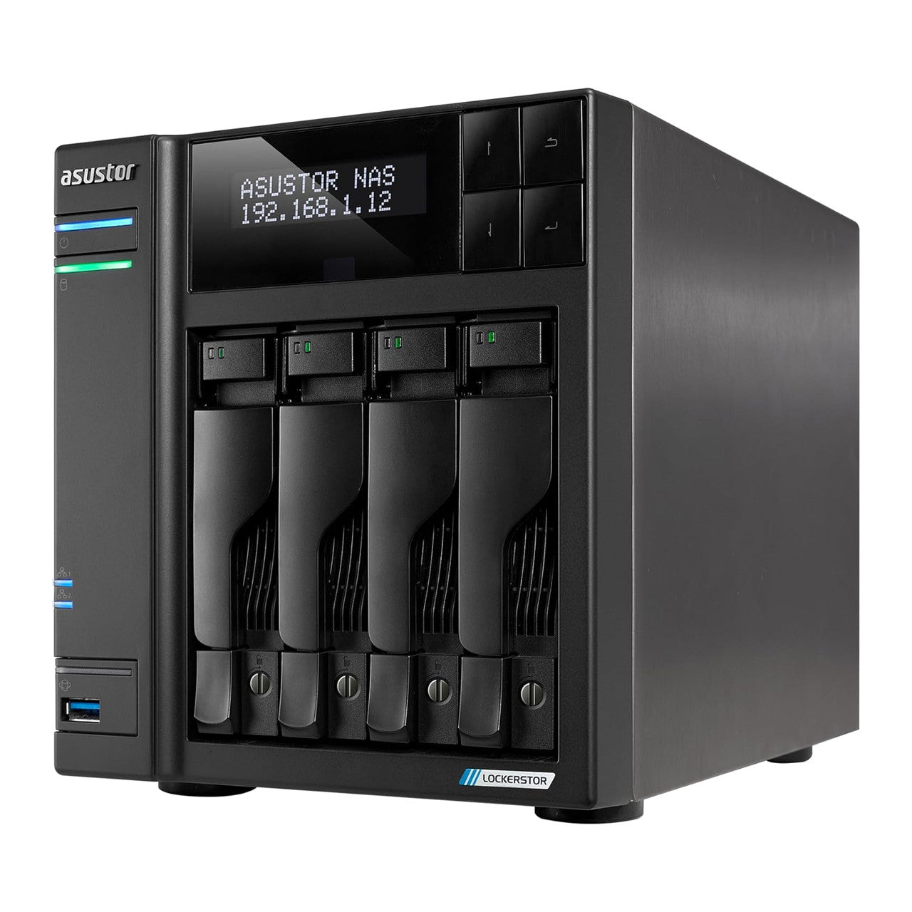 The Asustor Lockerstor 4 Gen2+ is a high-performance 4-bay NAS designed for professional and business use.