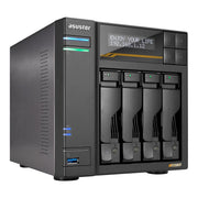 The Asustor Lockerstor 4 AS6804T is a high-performance NAS with an Intel Celeron quad-core processor.