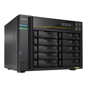 Asustor LOCKERSTOR 10 Gen 3, Medium Business 10-Bays NAS, AMD Quad-Core 2.3GHz CPU, 2.5GbE & 10GbE Ports, 16GB ECC DDR5 RAM, Network Attached Storage (Diskless) AS6810T