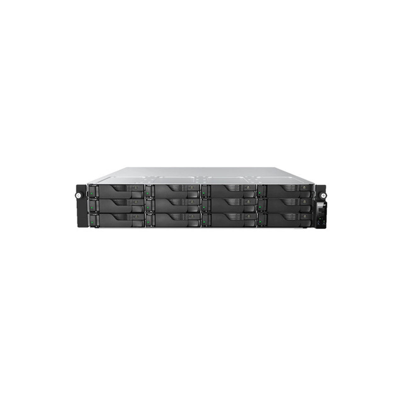 Asustor Lockerstor 12 Pro Gen2 12 Bay NAS, Octa-Core 3.8GHz, 2x10GbE, 16GB DDR5, 2U Rackmount Server (Diskless) - AS7212RDX
