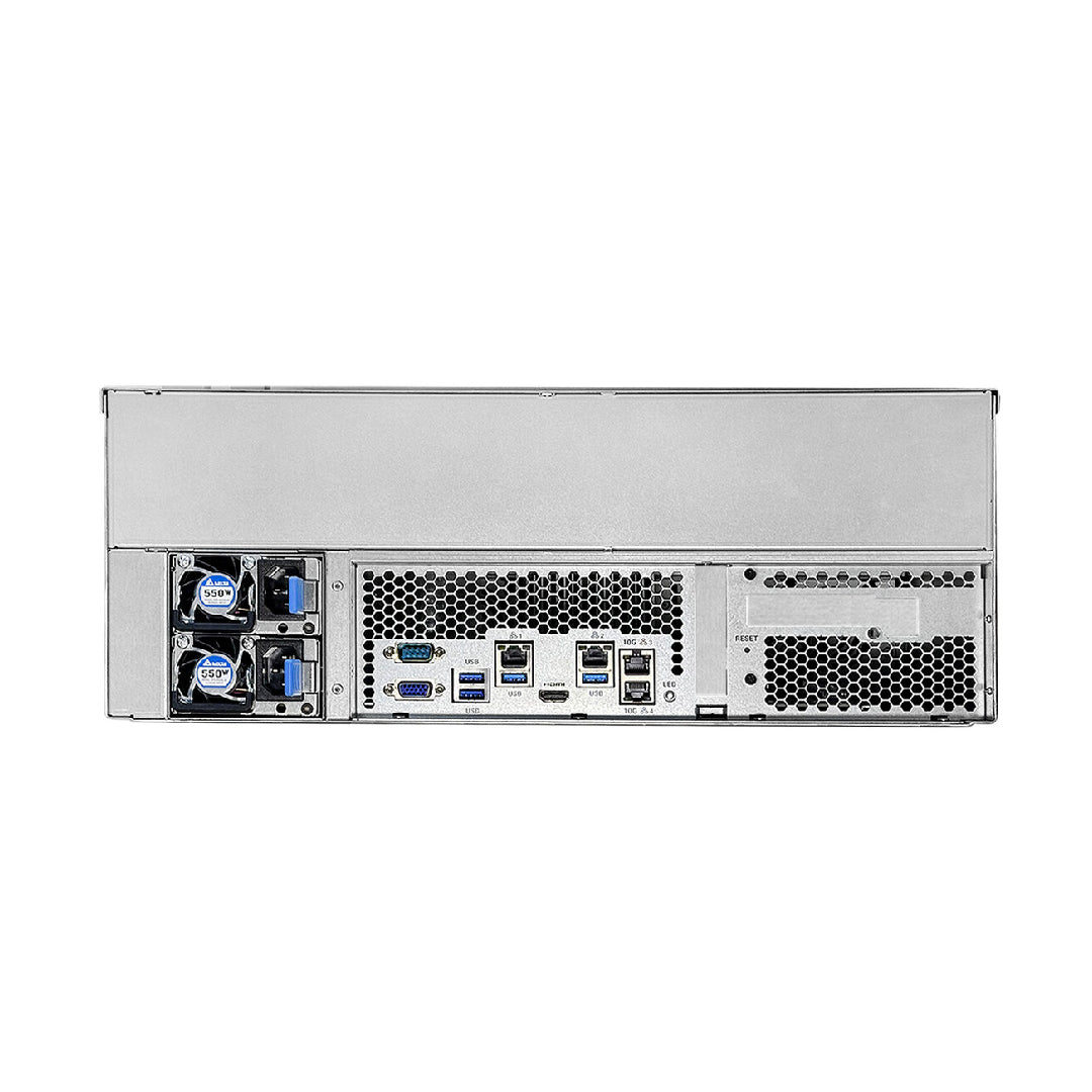 Asustor Lockerstor 24 Pro Gen2  24 Bay NAS, AMD Ryzen 7 Pro 7745 ,2x10GbE Ports, 16GB ECC DDR5, 4U Rackmount - AS7224RDX