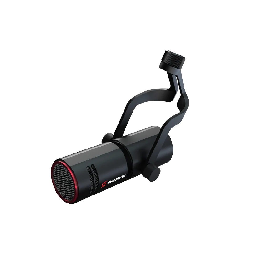 AVerMedia AM330 Live Streamer MIC 330 - Cardioid Dynamic XLR Microphone for Live Streaming and Podcasting, Black