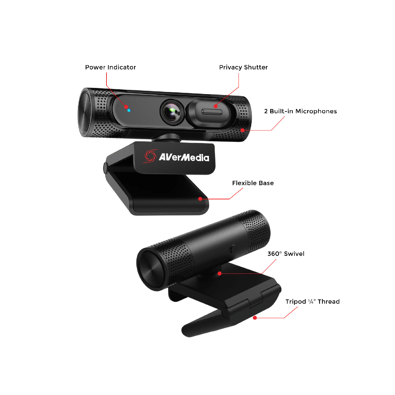 AVerMedia PW315 Full HD 1080p 60fps Webcam