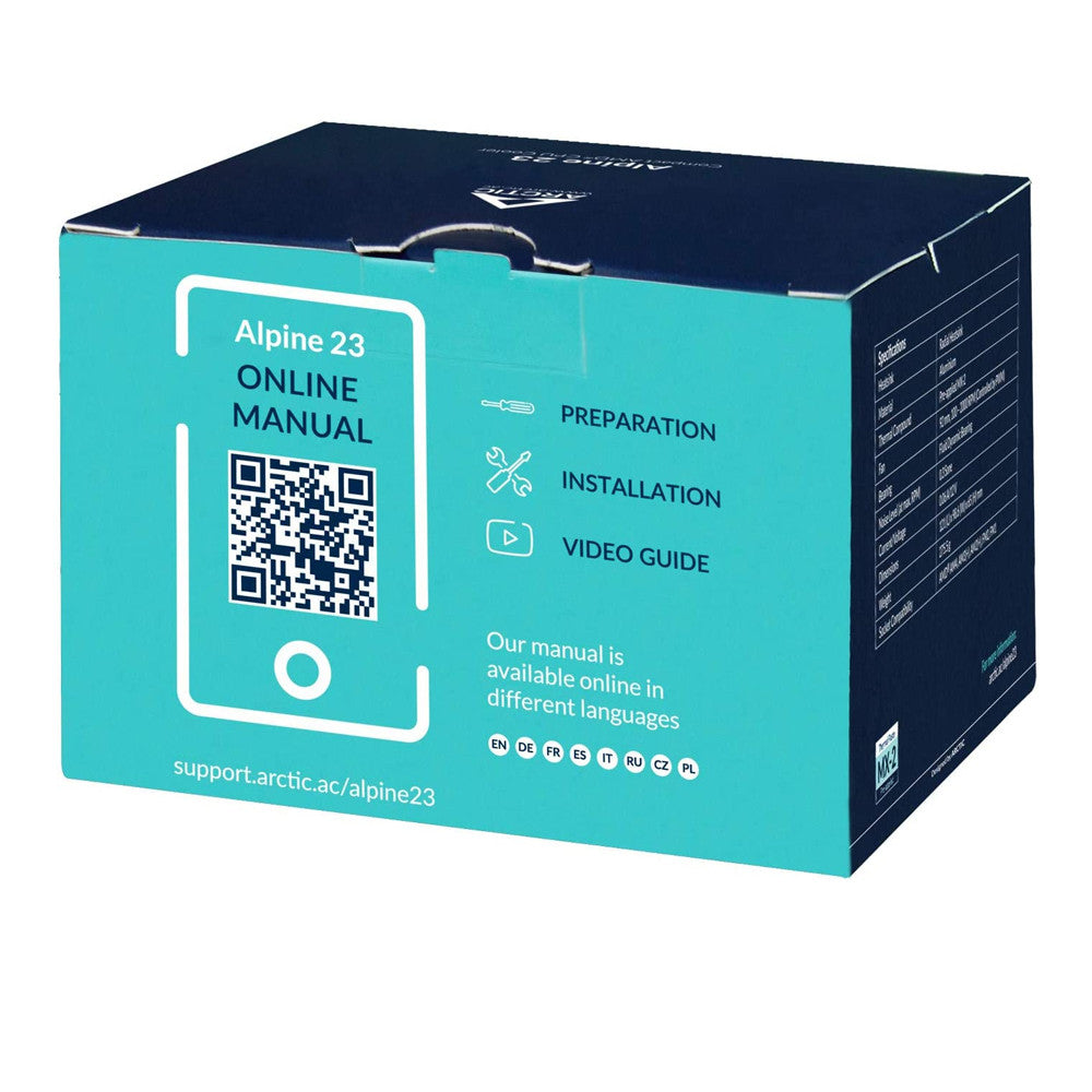 Arctic ACALP00035A Alpine 23 Compact AMD CPU Cooler