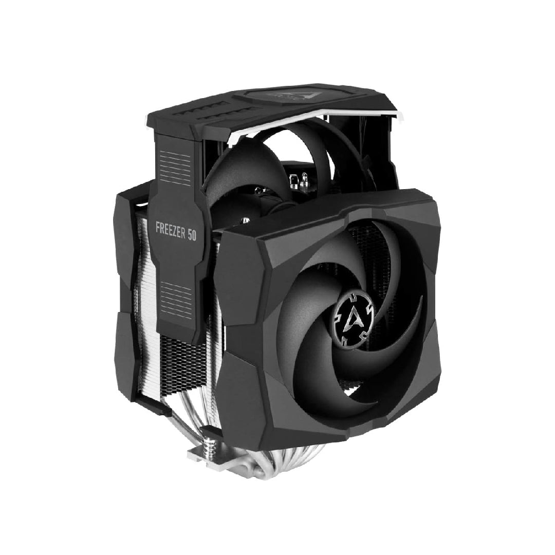 Arctic Freezer 50 (incl. A-RGB Controller) Multi Compatible Dual Tower CPU Cooler with A-RGB CPU Cooler for AMD - ACFRE00080A