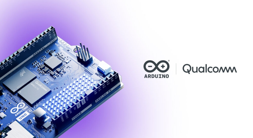 Load video: Arduino UNO Q is a next-generation board with a dual-brain design, combining a Linux Debian-capable Qualcomm Dragonwing™ QRB2210 microprocessor and a real-time STM32U585 microcontroller.