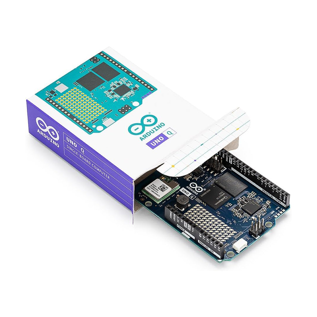 Arduino UNO Q Hybrid Board | QRB2210 & STM32U585 | AI Vision, IoT & Robotics | Linux Wi-Fi USB-C - ABX00173
