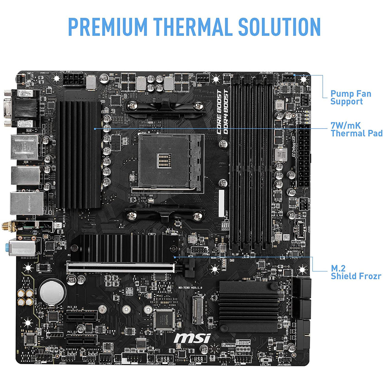 Includes onboard Wi-Fi and Bluetooth for reliable wireless connectivity right out of the box.