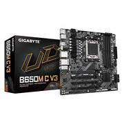 Gigabyte AM5 LGA 1718 AMD B650 M-ATX Motherboard with 5-Year Warranty, DDR5, PCIe 4.0 M.2, PCIe 4.0 B650M C V3