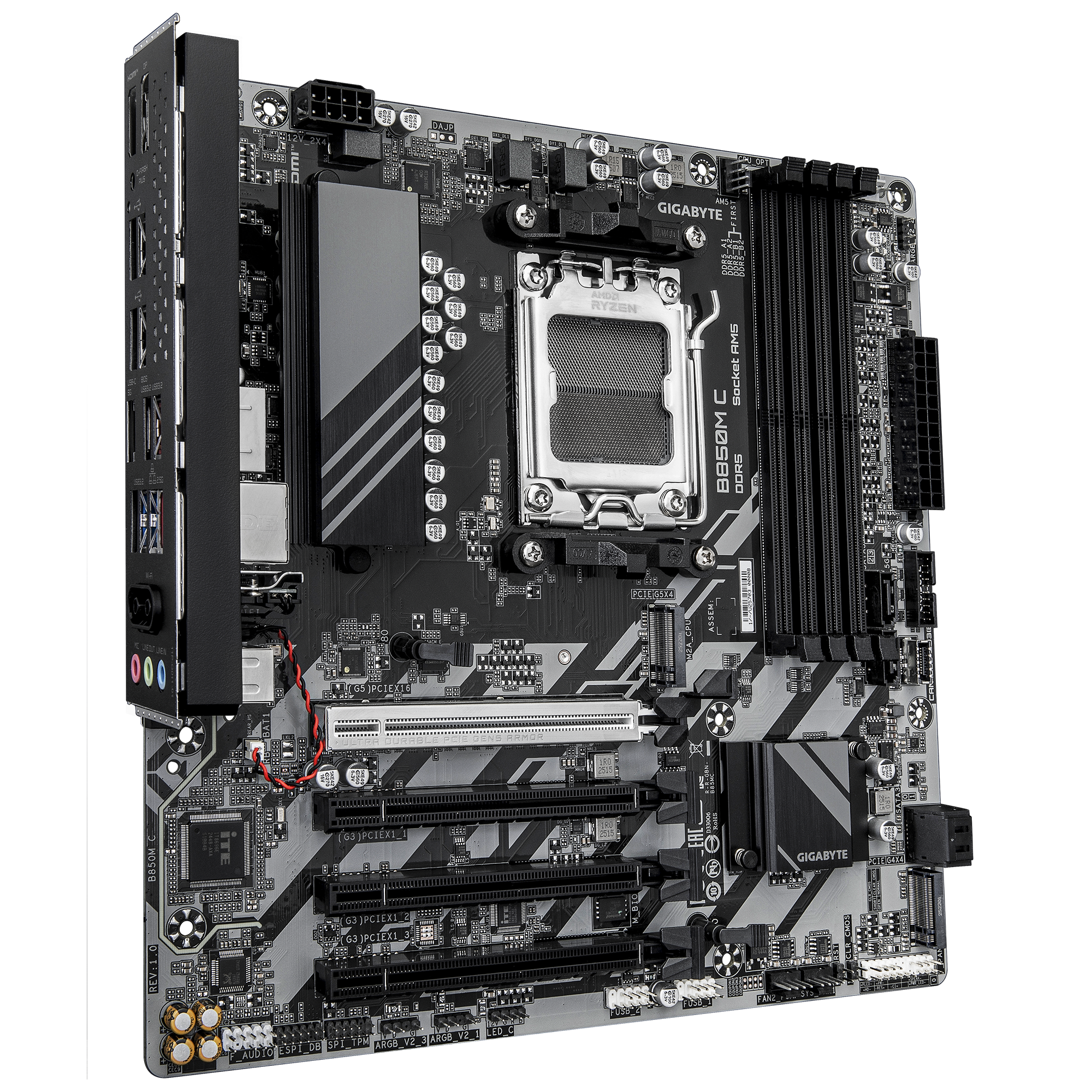 GIGABYTE Ultra Durable Motherboard | AMD B850 Chipset | AM5 | Micro-ATX | WIFI7 | B850M C