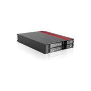 iStarUSA 3.5 to 2x2.5 SATA 6.0 Gbs Hot-Swap Drive Cage BPN-2535DE-SA