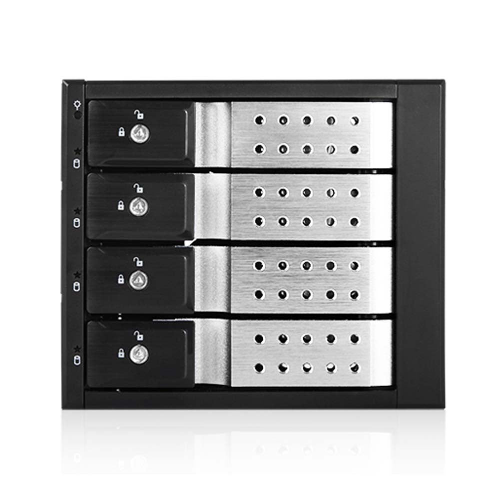 iStarUSA BPN-DE340HD-SILVER Trayless 3X 5.25 to 4X 3.5 12Gb/s HDD Hot-swap Rack