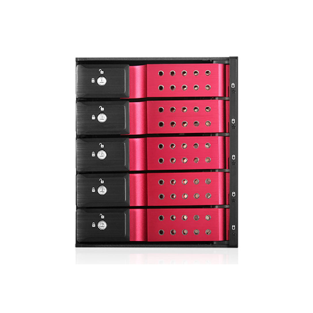 iStarUSA BPN-DE350HD | 3×5.25 to 5×3.5 Trayless Hot-Swap | 12Gb/s