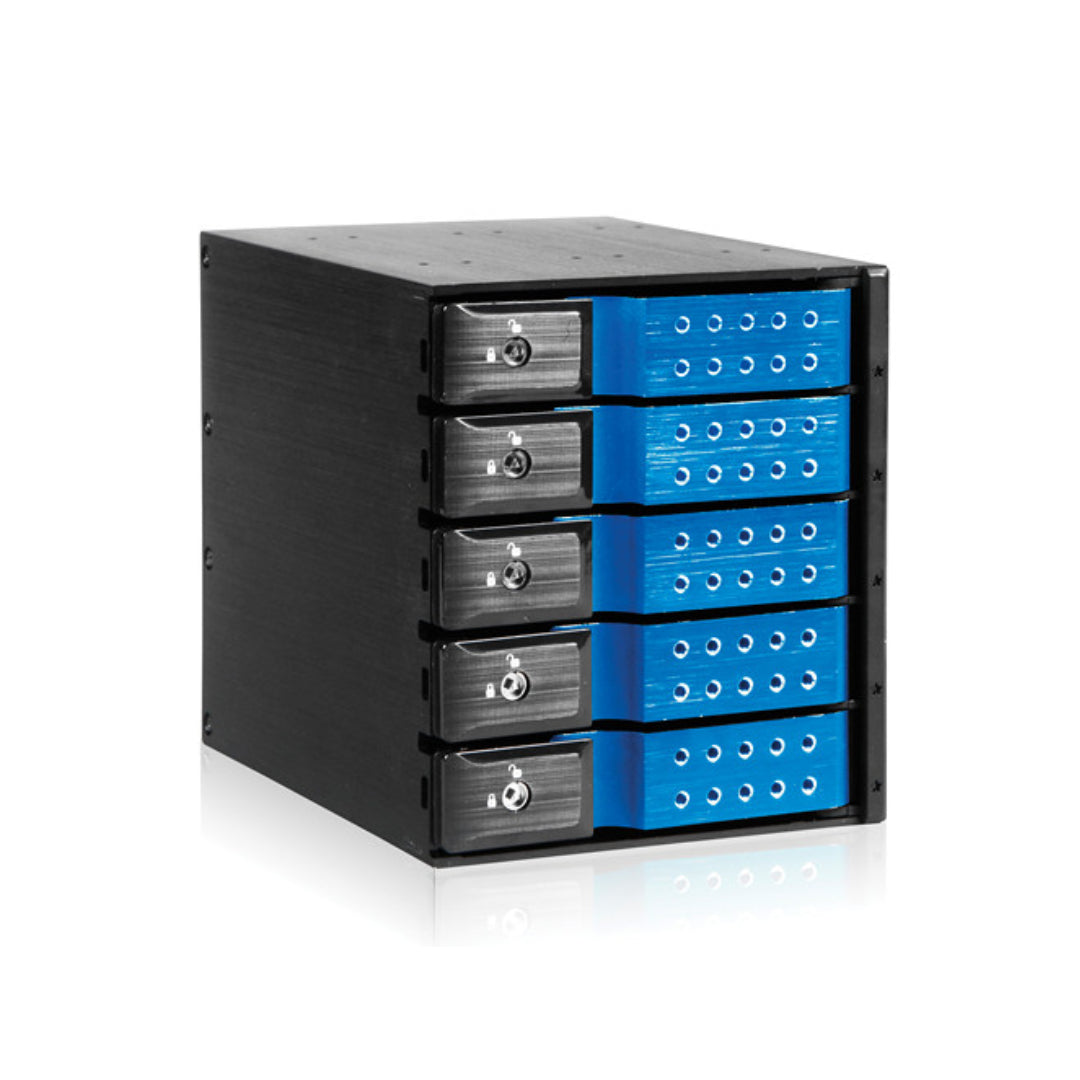 iStarUSA BPN-DE350SS | 3×5.25 to 5×3.5 Trayless Hot-Swap | 6Gb/s