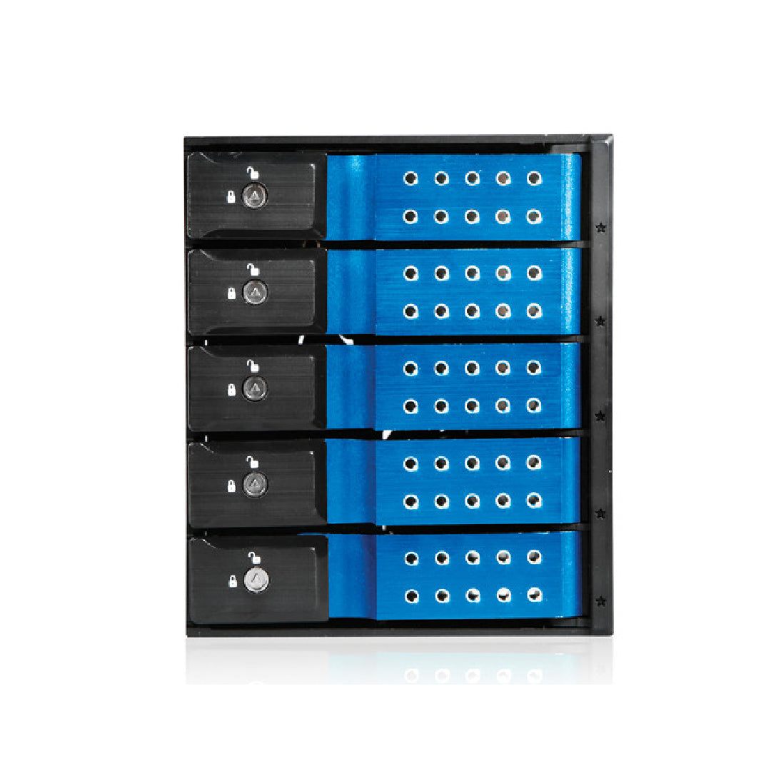 iStarUSA BPN-DE350SS | 3×5.25 to 5×3.5 Trayless Hot-Swap | 6Gb/s