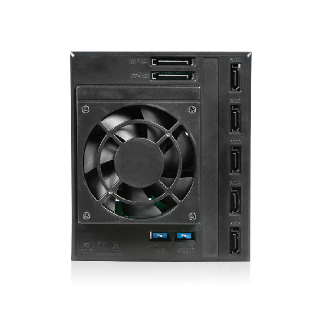 iStarUSA BPN-DE350SS | 3×5.25 to 5×3.5 Trayless Hot-Swap | 6Gb/s