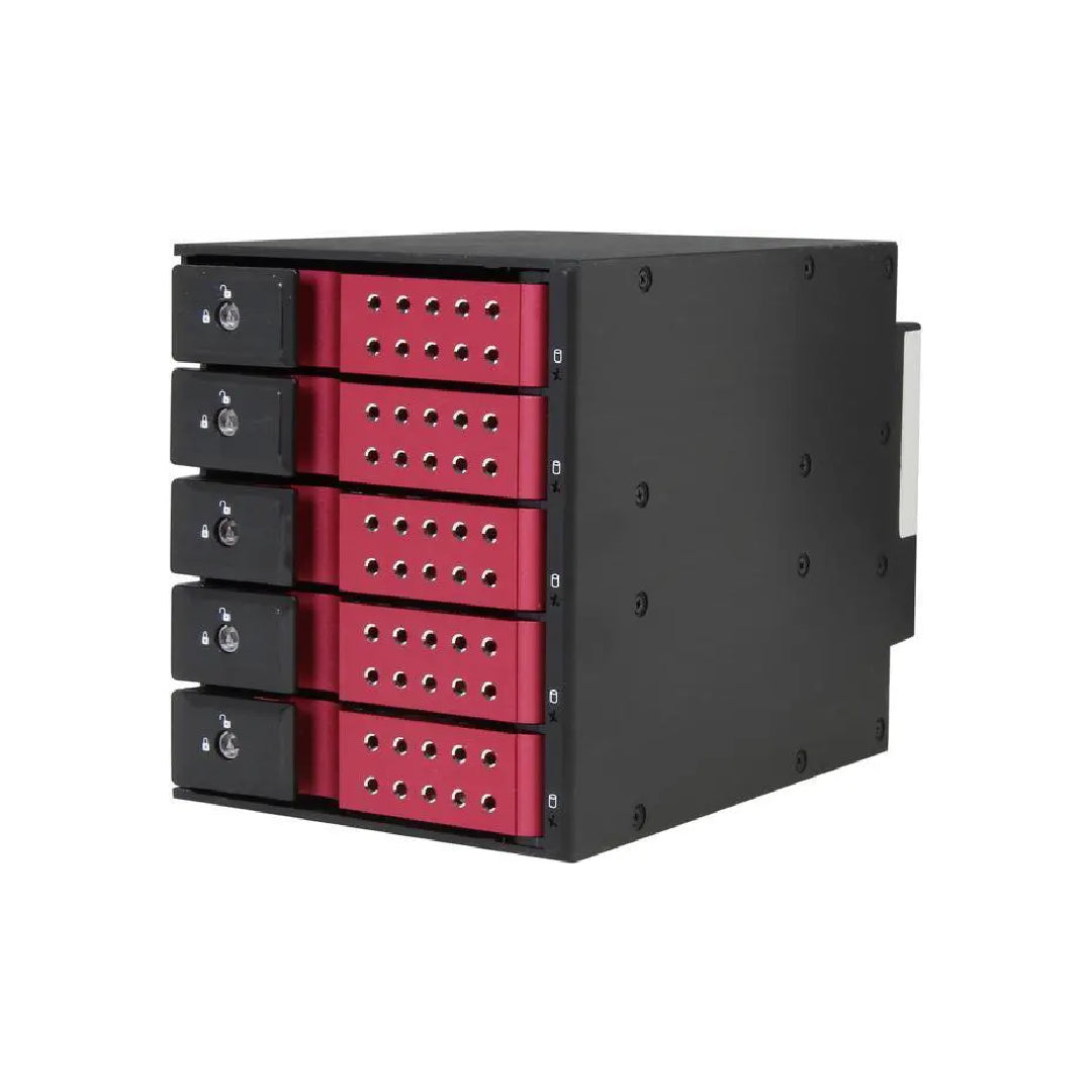 iStarUSA BPN-DE350SS | 3×5.25 to 5×3.5 Trayless Hot-Swap | 6Gb/s