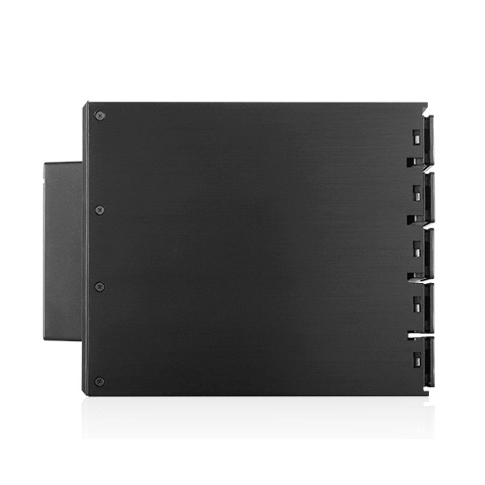 iStarUSA BPN-DE350SS-SILVER 3x5.25 to 4x3.5 SAS Trayless Hot-Swap Cage