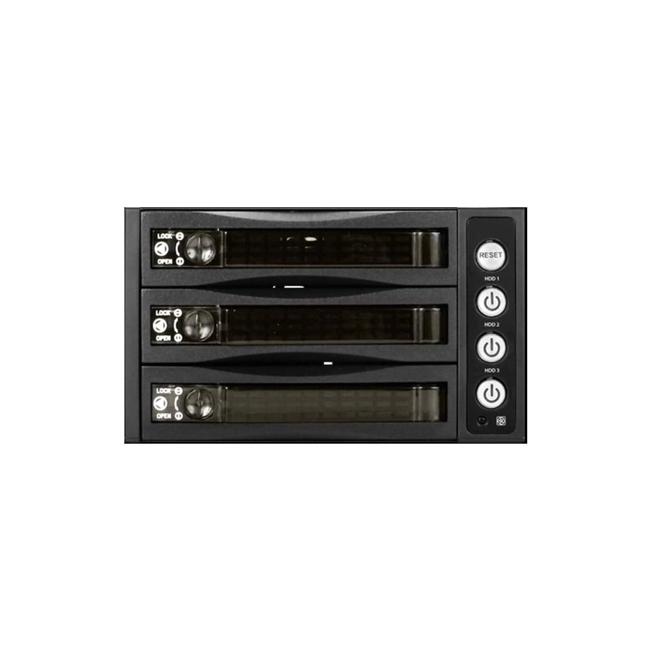 iStarUSA 2x5.25 to 3x3.5 12G Rack BPL - BPU-230HD-BPL