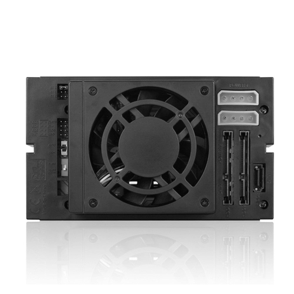 iStarUSA BPU-230SATA-BPL 2x5.25-3x3.5 SATA Trayless Hot-Swap Cage