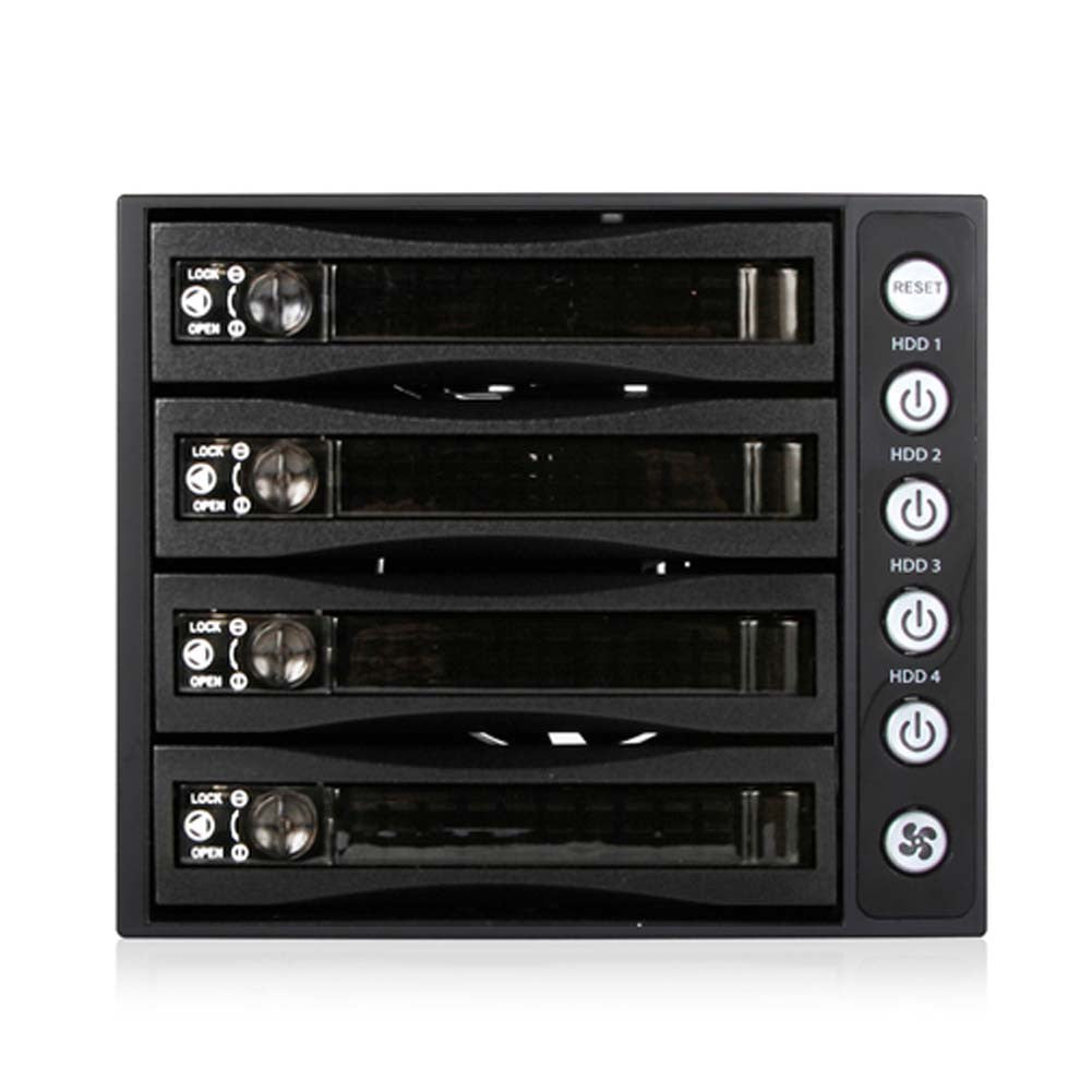 iStarUSA BPU-340HD-BPL 3x5.25 to 4x3.5 12G Rack BPL